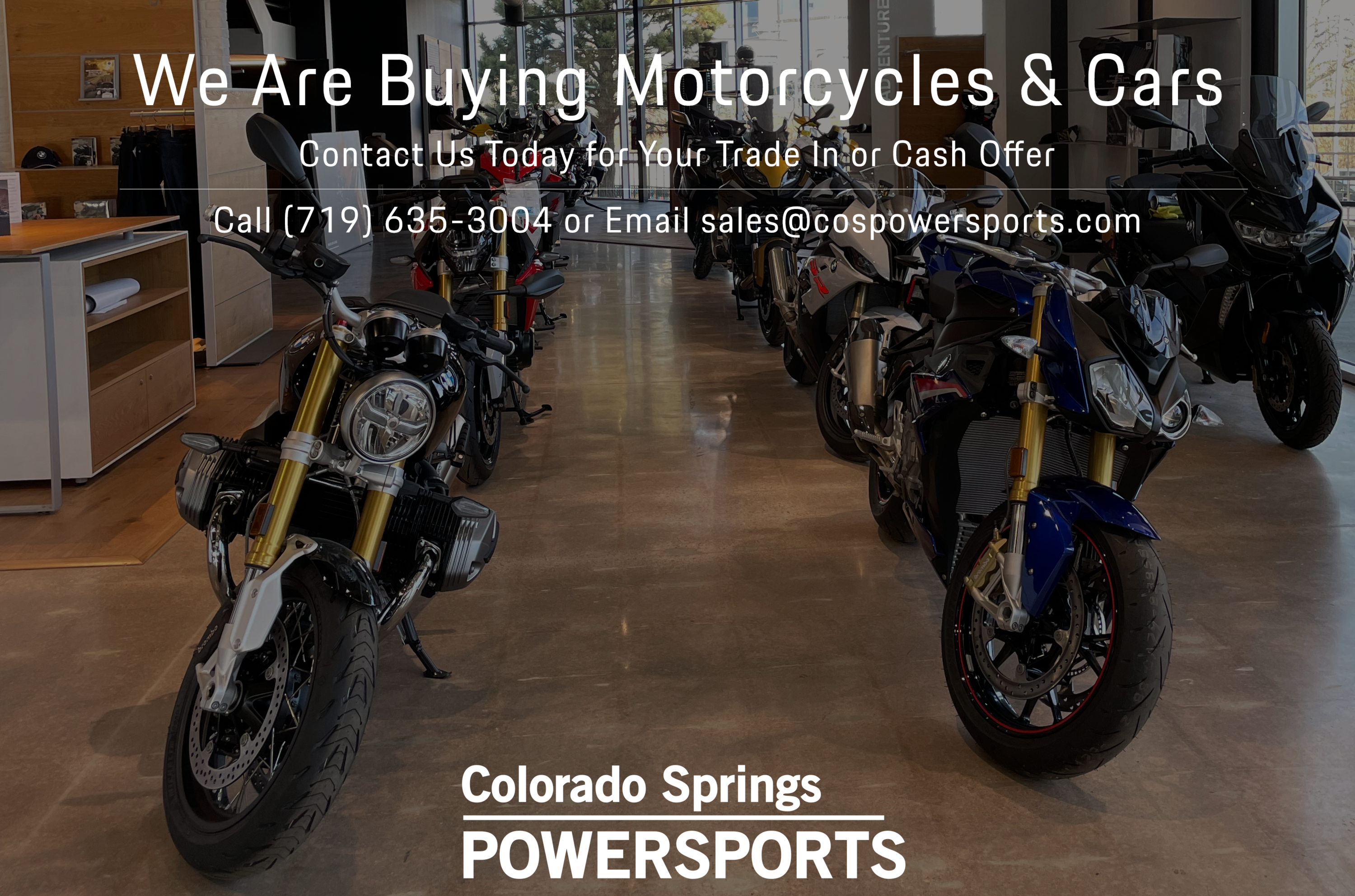 We Are Buying Motorcycles Colorado Springs Powersports